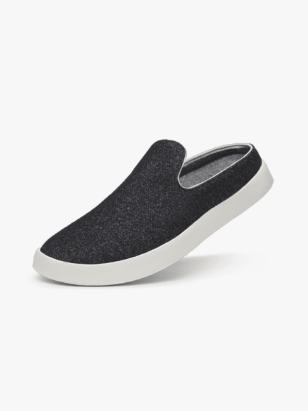 Allbirds Wool Lounger Mule in branded component on a light gray background